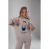 Теплый костюм с принтом Teddy (флис) капучино Теплый костюм с принтом Teddy (флис) капучино