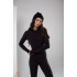 Jumpsuit made from stretch knitwear black Jumpsuit made from stretch knitwear black